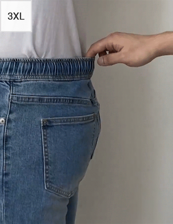 Luark牛仔布帶褲<br><font style=font-size:11px;color:#595959>S~3XL(28-38)</font><br>