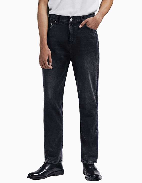 #0011/BOSSA 黑色錐形直筒款