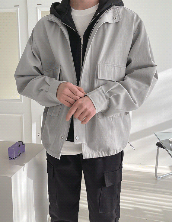 Eco可拆卸短夾克<br><font style=font-size:11px;color:#595959>免費 (95-105)</font><br>