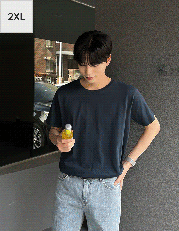 彩色精選基本款短袖 T 卹<br><font style=font-size:11px;color:#595959>M~2XL(95-110)</font><br>