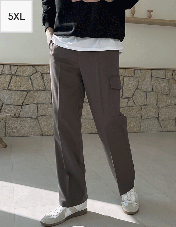 大尺寸側袋後綁帶休閒褲<br><font style=font-size:11px;color:#595959>S~5XL(28~42)</font><br>