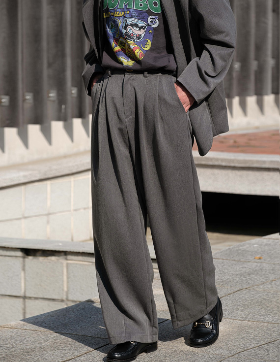 Masion 雙褶收口休閒褲 30813