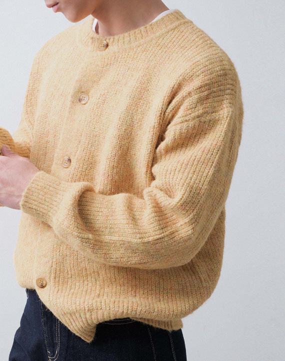 舒適氛圍出租圓領開襟衫 30841