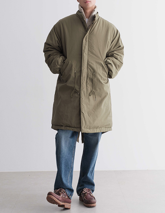 水貂毛魚尾羽絨外套 30846