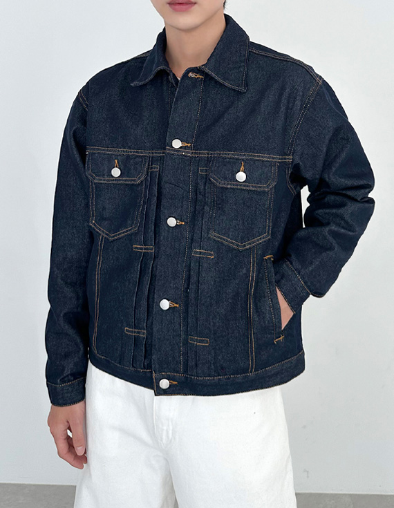 暮色原棉牛仔卡車夾克 30990