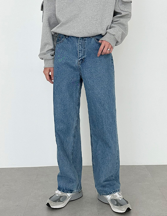 428基本款藍色牛仔褲 31019