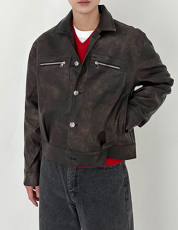 馬爾里克皮夾克 31020