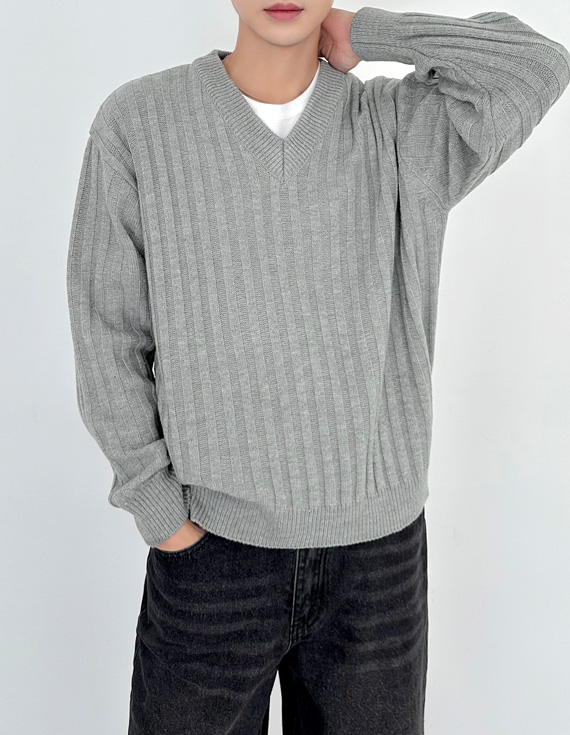 strucher 短袖V領針織衫 31041
