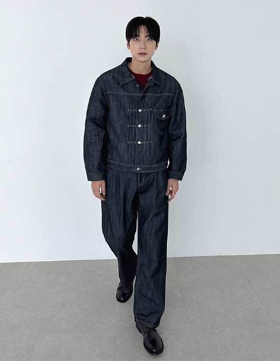 857 雙褶寬正面子 31138