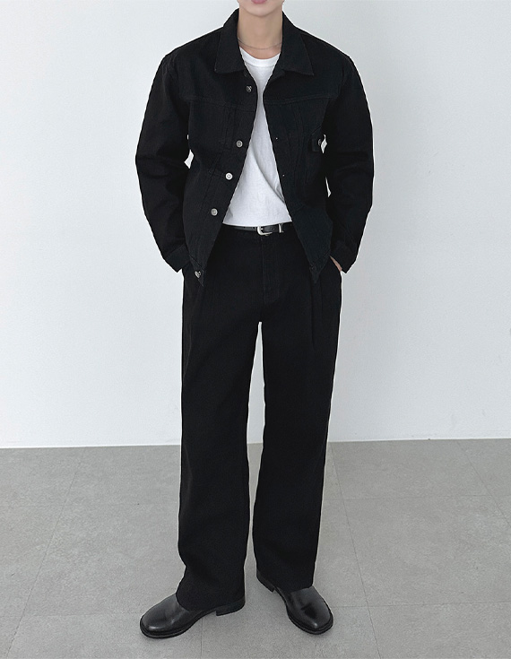 815 雙褶寬幅子 31146