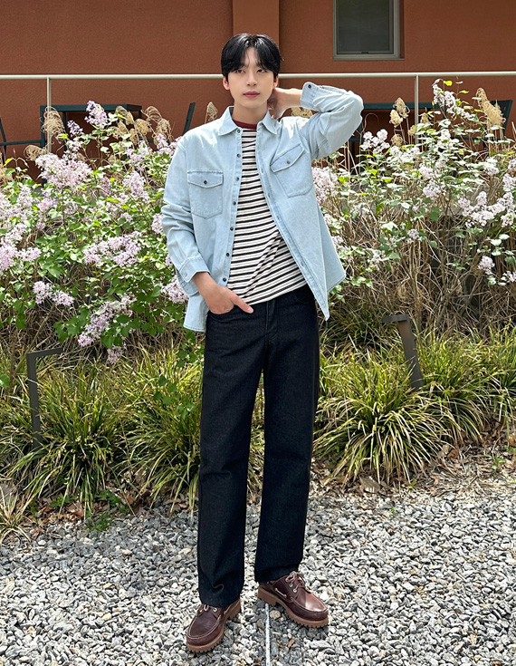 mar raw denim cool vibe 長袖襯衫 31215