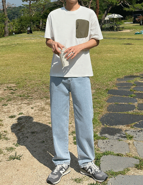 UV 降溫日常口袋 T 卹 31292