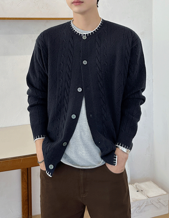 [Cozy☃️Stitch Point] 條紋針法針織 71451